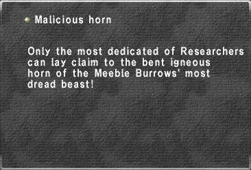 Malicious horn