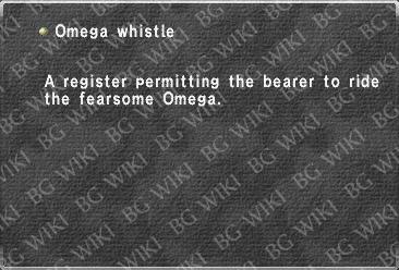 Omega whistle