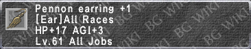 Pennon Earring +1 description.png