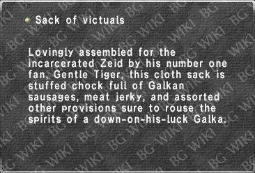 Sack of victuals
