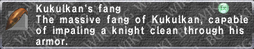 Kukulkan's Fang description.png