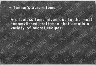 Tanner's aurum tome